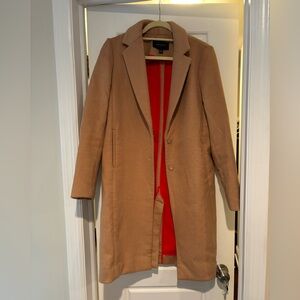 Ann Taylor camel colored coat
